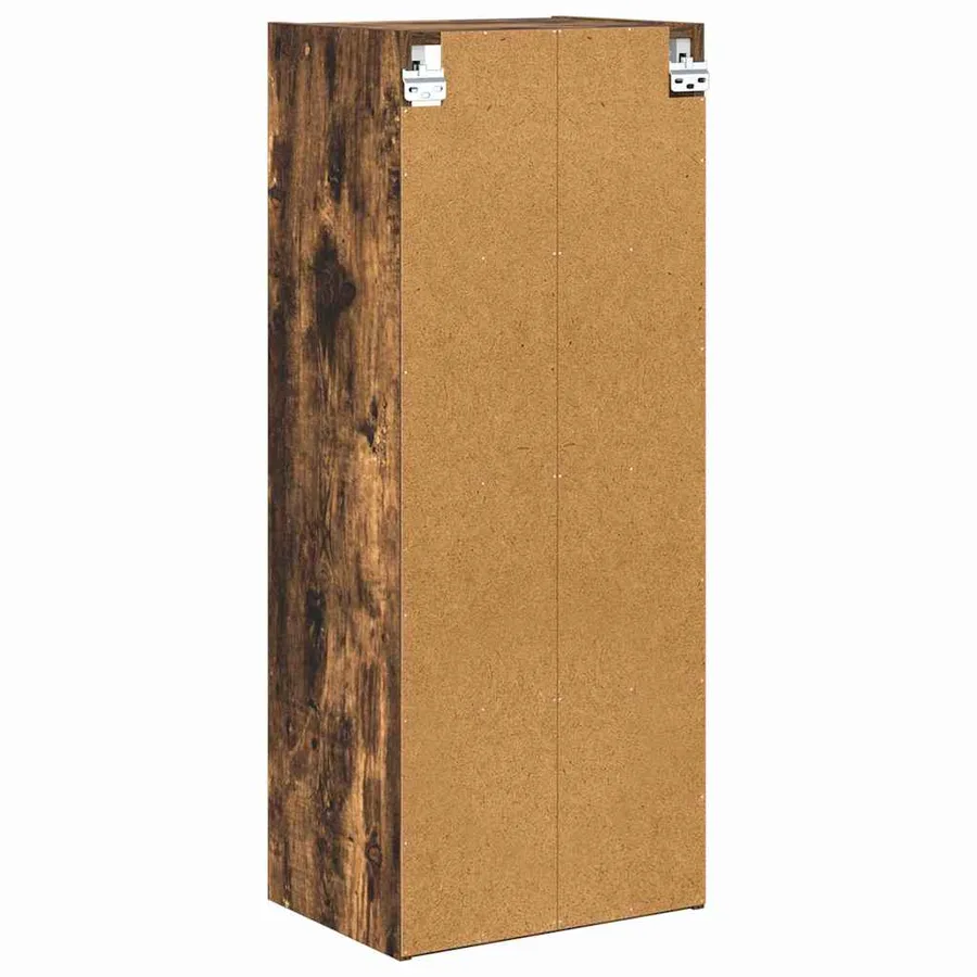 Armoire suspendue avec stockage Chêne fumé 40 x 29,5 x 100 cm - 7