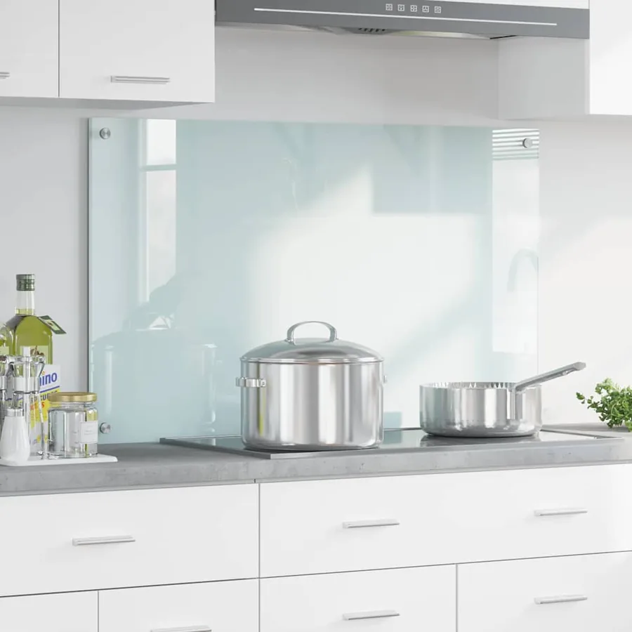Crédence de cuisine Lait 100 x 60 cm verre trempé