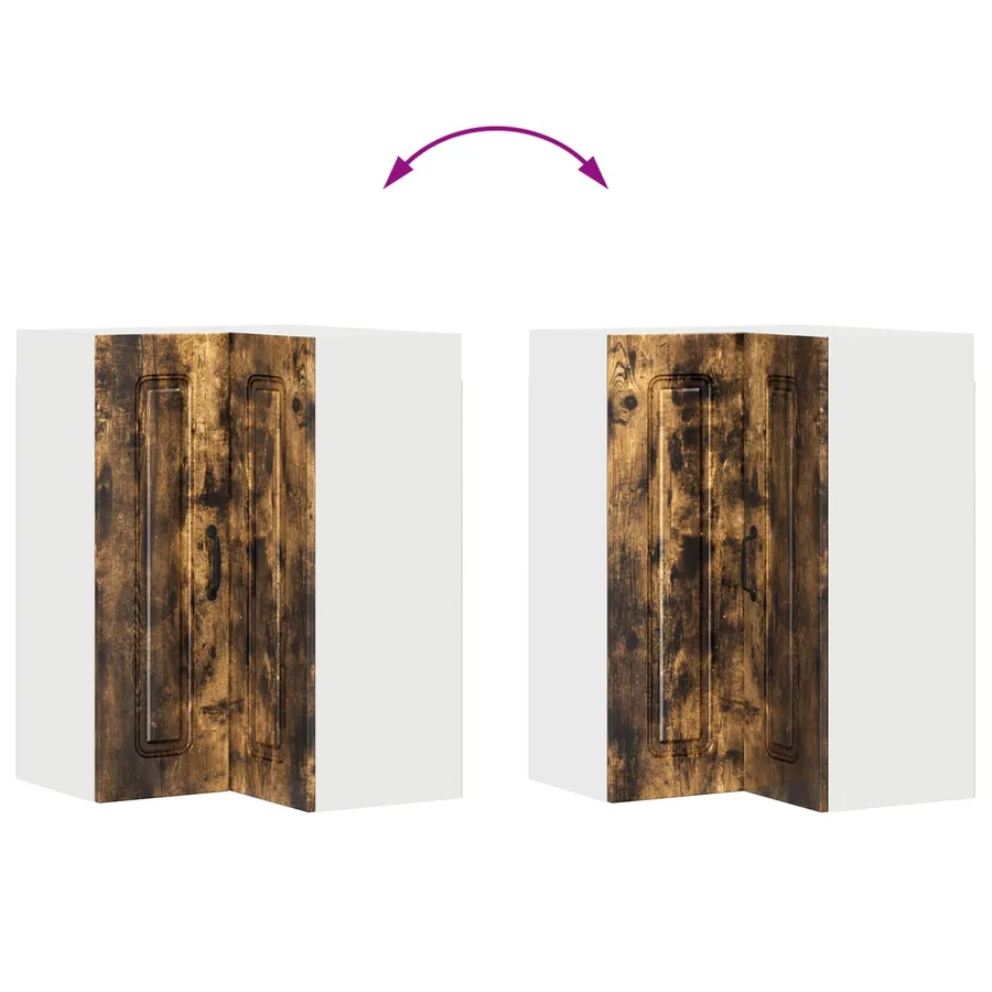 Panneau de lave-vaisselle Kalmar Chêne fumé 57 x 57 x 80 cm - 12