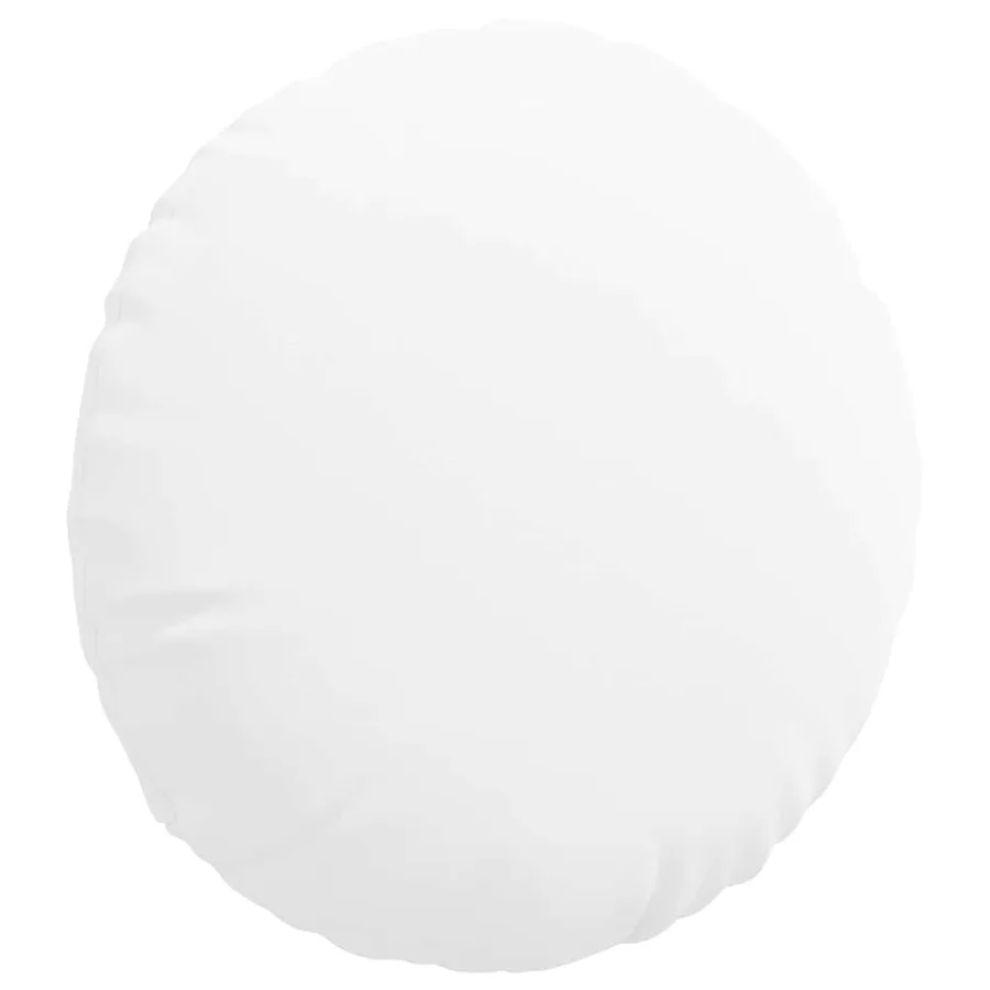Coussins de siège 2 pcs Blanc Ø60 x 21 cm tissu - 5