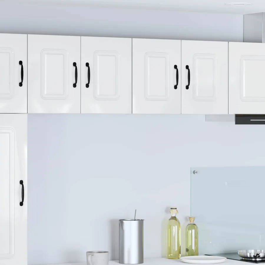 Panneau de lave-vaisselle Kalmar 2 pcs Blanc brillant