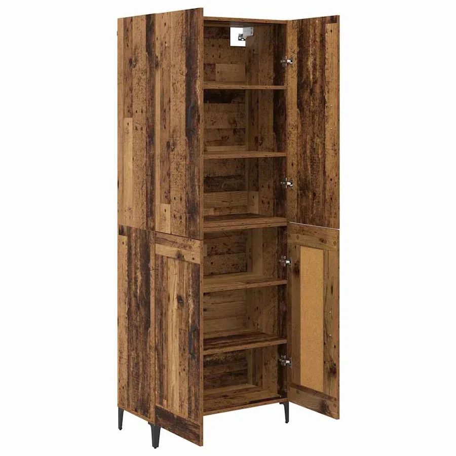 Haut Armoire Bois Ancien 69,5 x 34 x 180 cm Bois d'ingénierie - 5