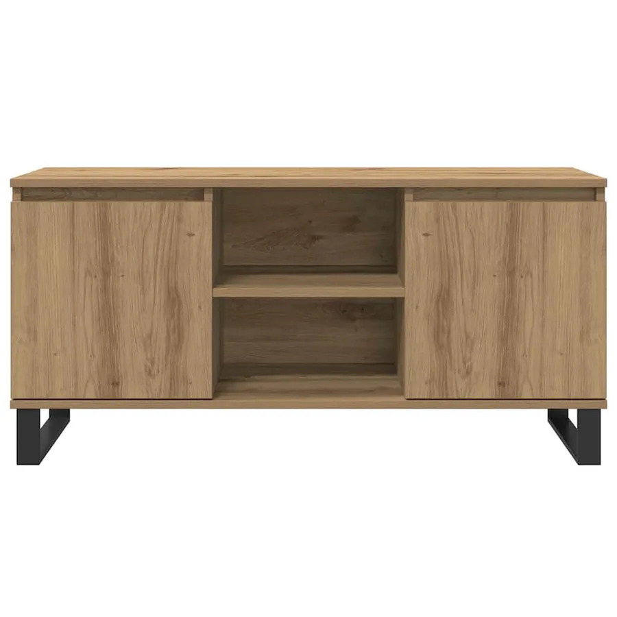 Meuble TV 104 x 35 x 50 cm Chêne artisanal Bois d'ingénierie - 6