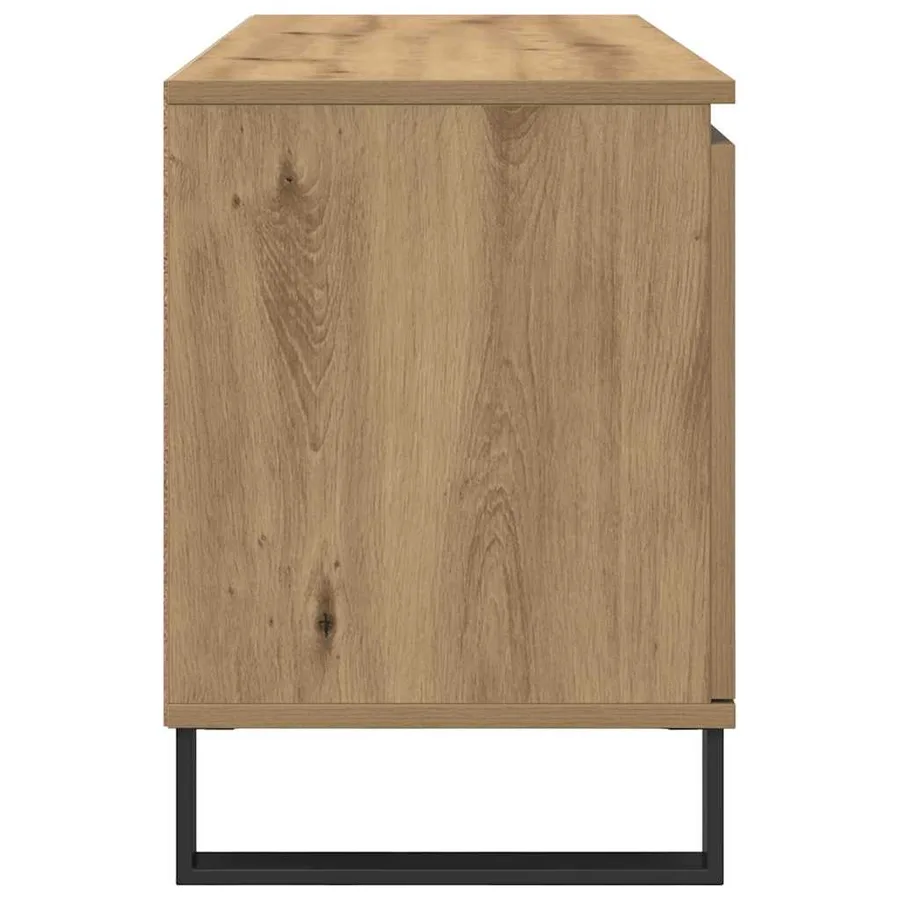 Meuble TV 104 x 35 x 50 cm Chêne artisanal Bois d'ingénierie - 7