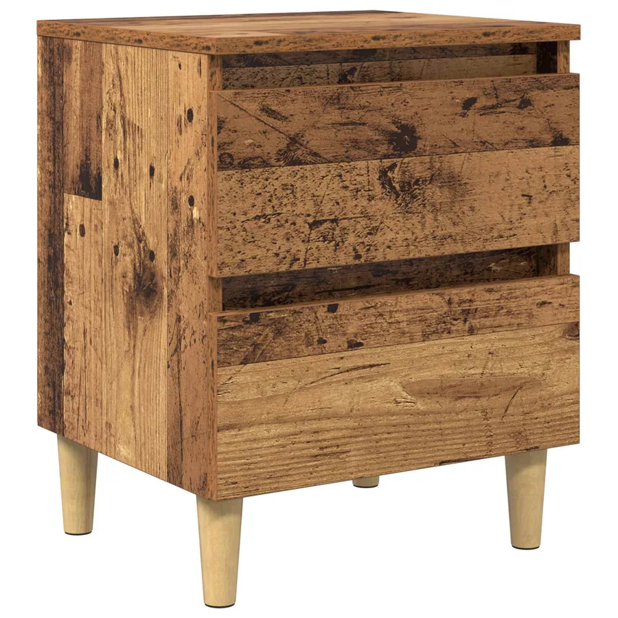 Armoire de lit Bois Ancien 40 x 35 x 50 cm Bois d'ingénierie