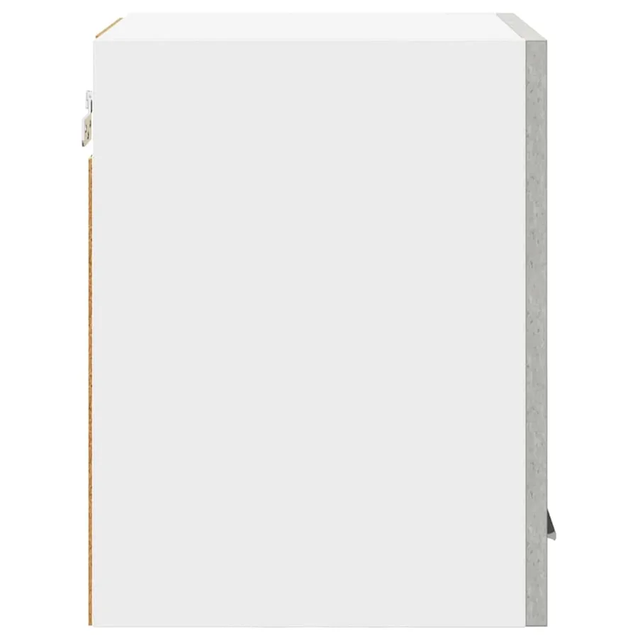 Armoire suspendue 2 pcs Gris béton et Blanc 30 x 31 x 40 cm - 7