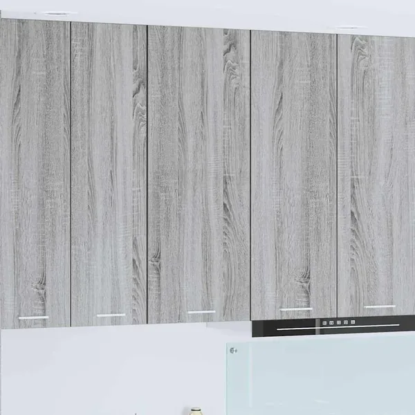 Armoire suspendue avec porte Riga Gris Sonoma 40 x 31 x 100 cm