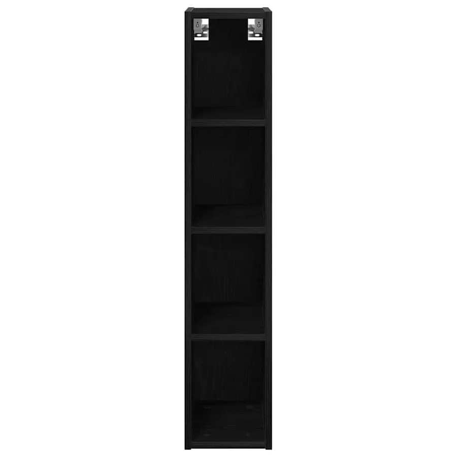 Armoire suspendue avec stockage Chêne noir 20 x 29,5 x 100 cm - 5