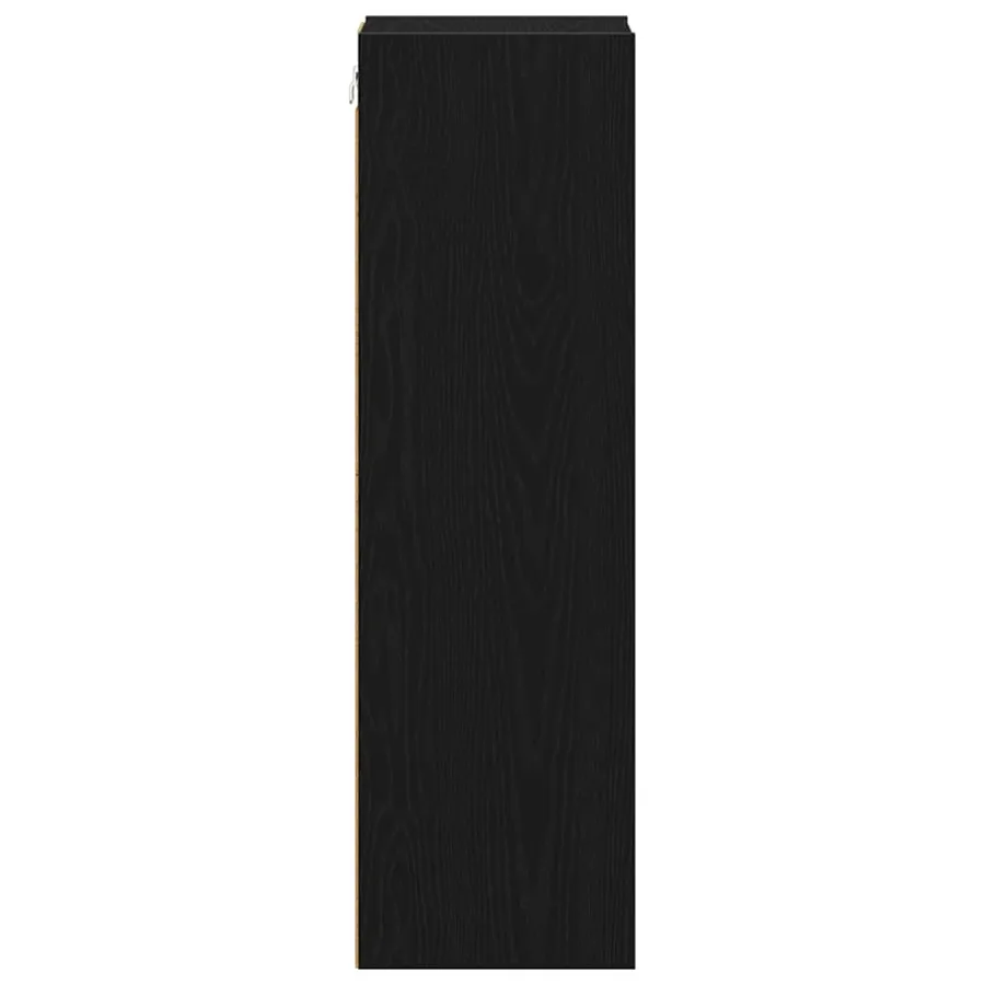 Armoire suspendue avec stockage Chêne noir 20 x 29,5 x 100 cm - 6