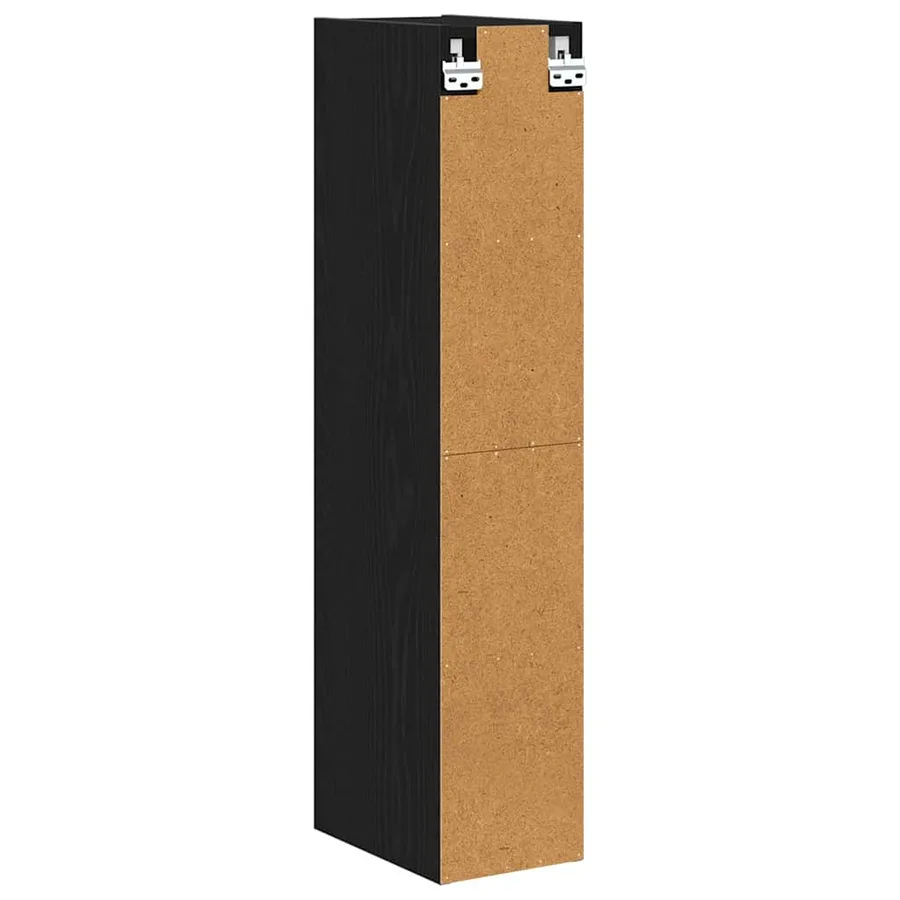 Armoire suspendue avec stockage Chêne noir 20 x 29,5 x 100 cm - 7