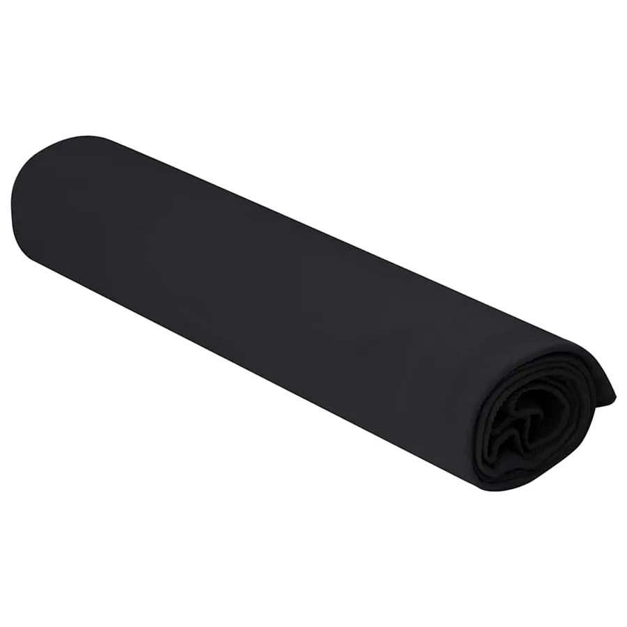 Serviettes de sport 2 pcs Noir 100 x 50 cm - 2