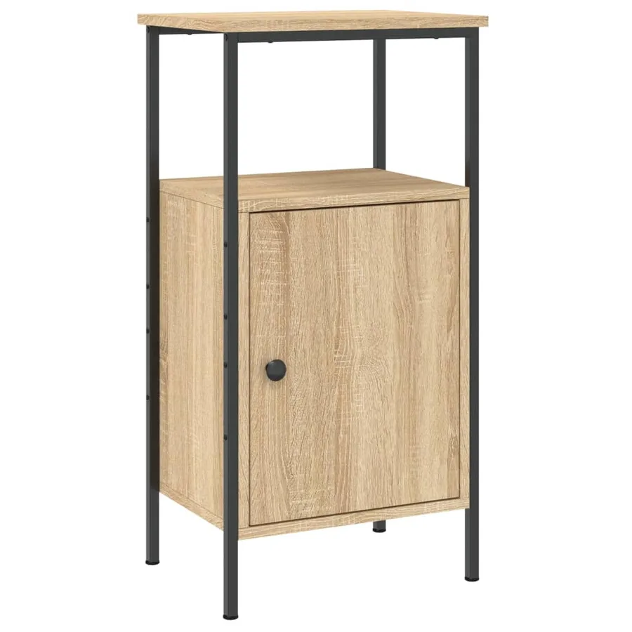 Tables de chevet 2 pcs chêne sonoma 41x31x80 cm bois ingénierie - 3