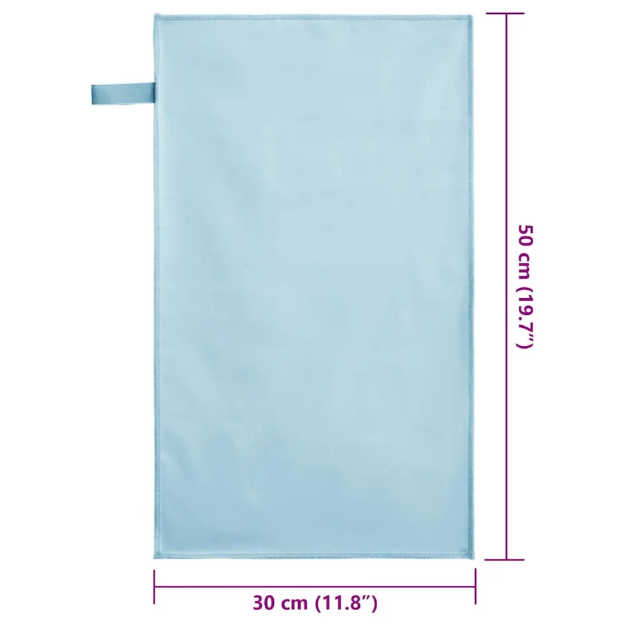 Serviettes de sport 2 pcs Bleu 50 x 30 cm - 8