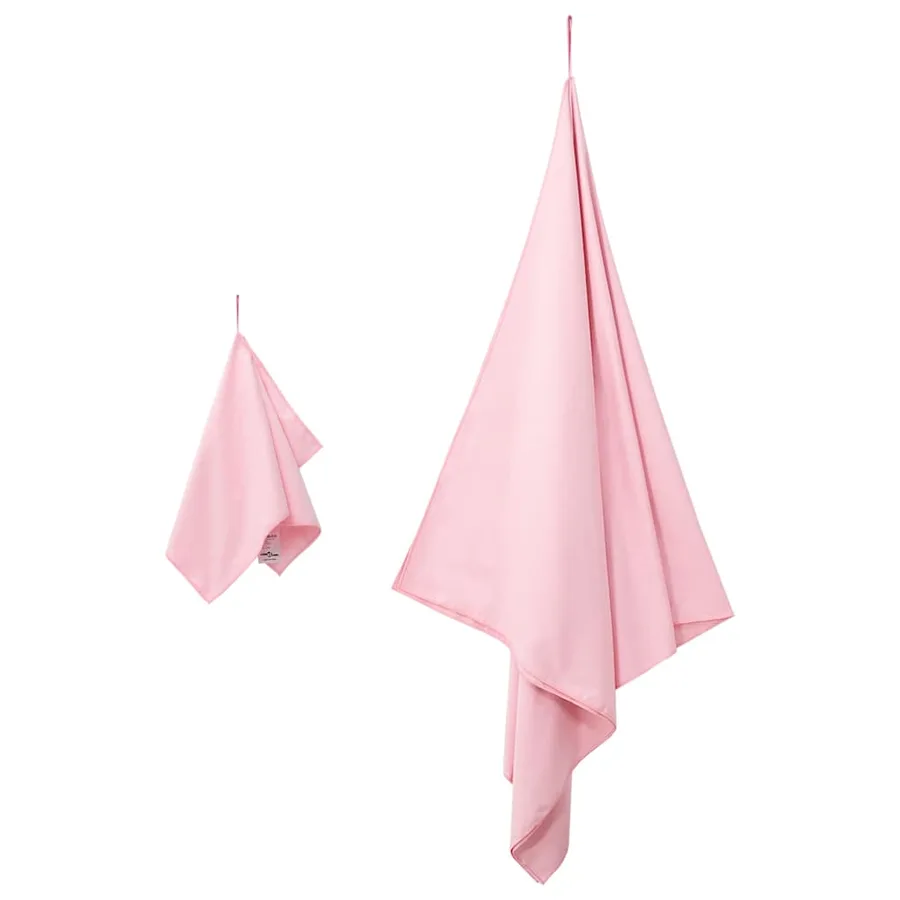 Set de serviettes de sport 2 pcs Rose tissu - 3