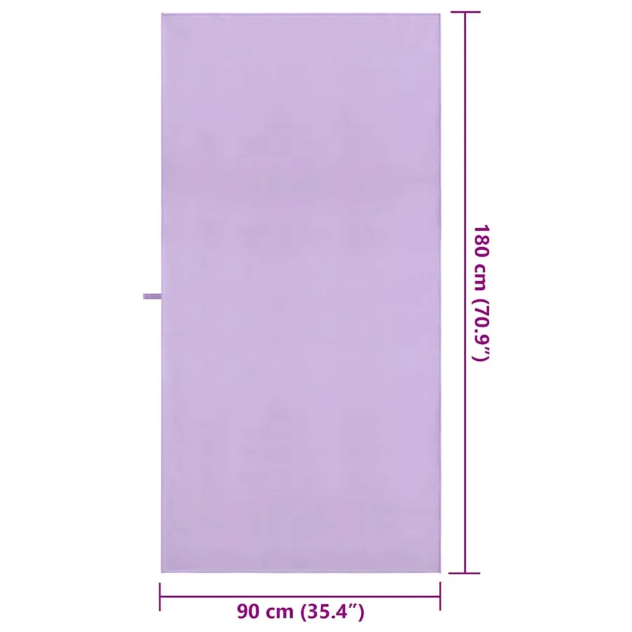 Serviettes de sport 2 pcs Violet 180 x 90 cm - 8
