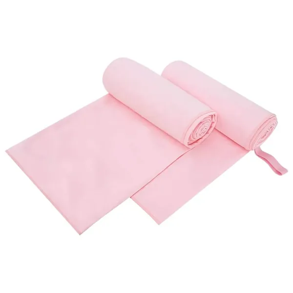 Serviettes de sport 2 pcs Rose 200 x 100 cm