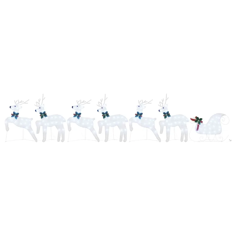 Rennes LED 7 pcs Argenté tissu - 7