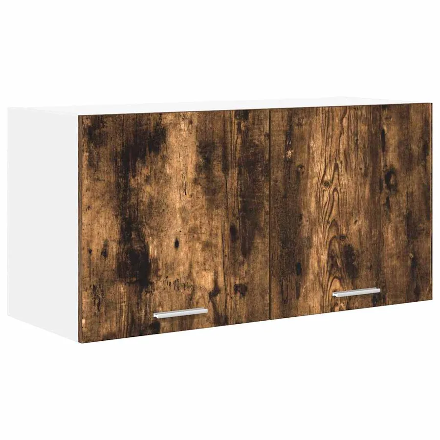 Armoire suspendue Chêne fumé 80 x 31 x 40 cm Bois d'ingénierie - 2