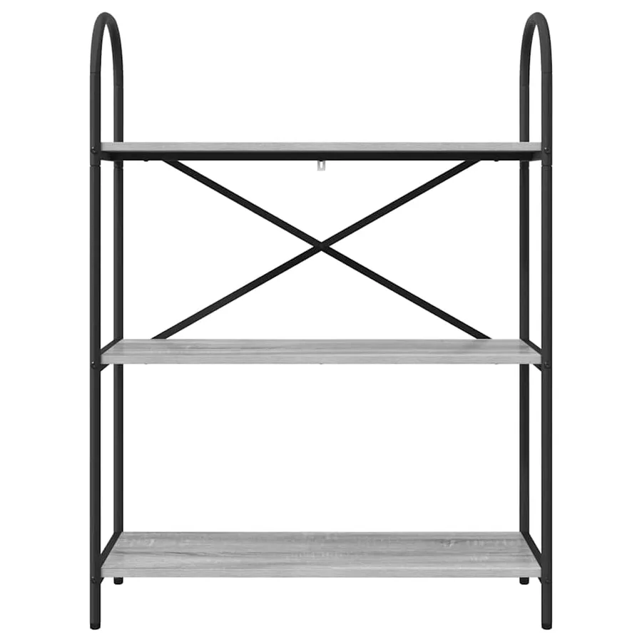 Étagère Gris Sonoma 80 x 30 x 109 cm Bois d'ingénierie - 5