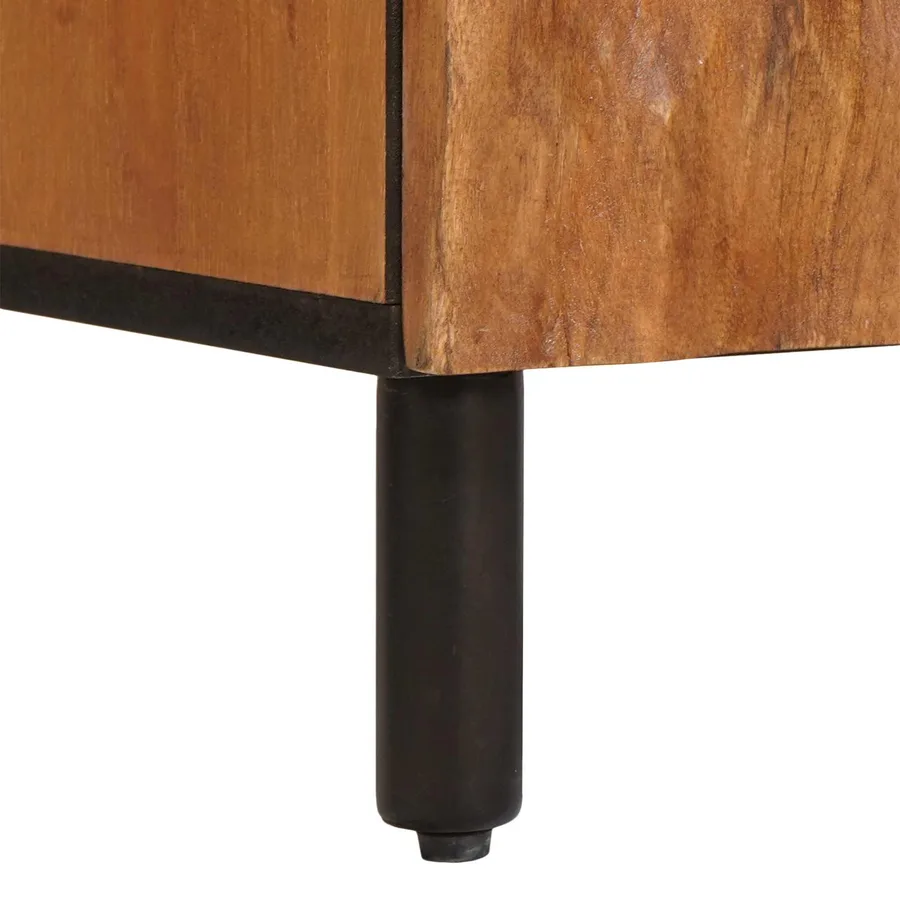 Armoire de salle de bain avec étagère Marron 38 x 33 x 160 cm - 8