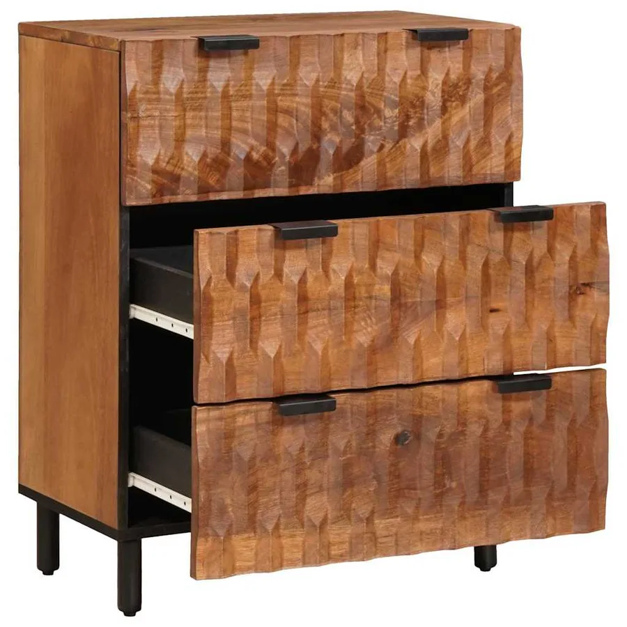 Buffet Finition Acacia Brun 60 x 33 x 75 cm - 2