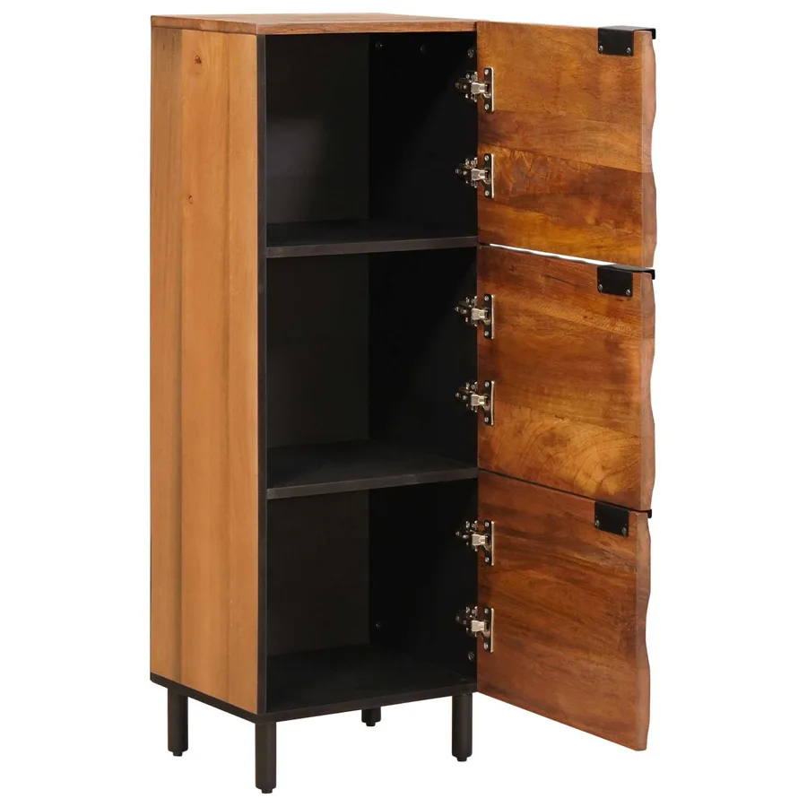 Haut Armoire avec porte Finition Acacia Brun 40 x 33 x 110 cm - 2