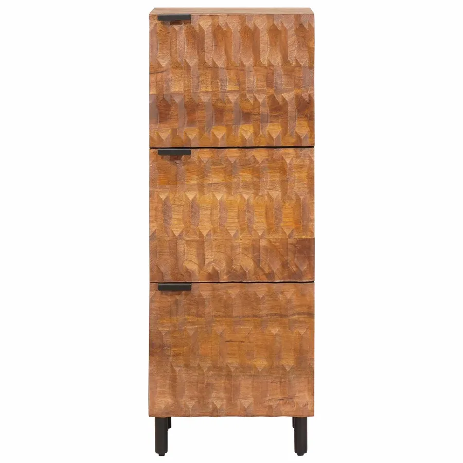 Haut Armoire avec porte Finition Acacia Brun 40 x 33 x 110 cm - 3