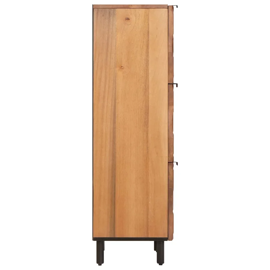 Haut Armoire avec porte Finition Acacia Brun 40 x 33 x 110 cm - 4