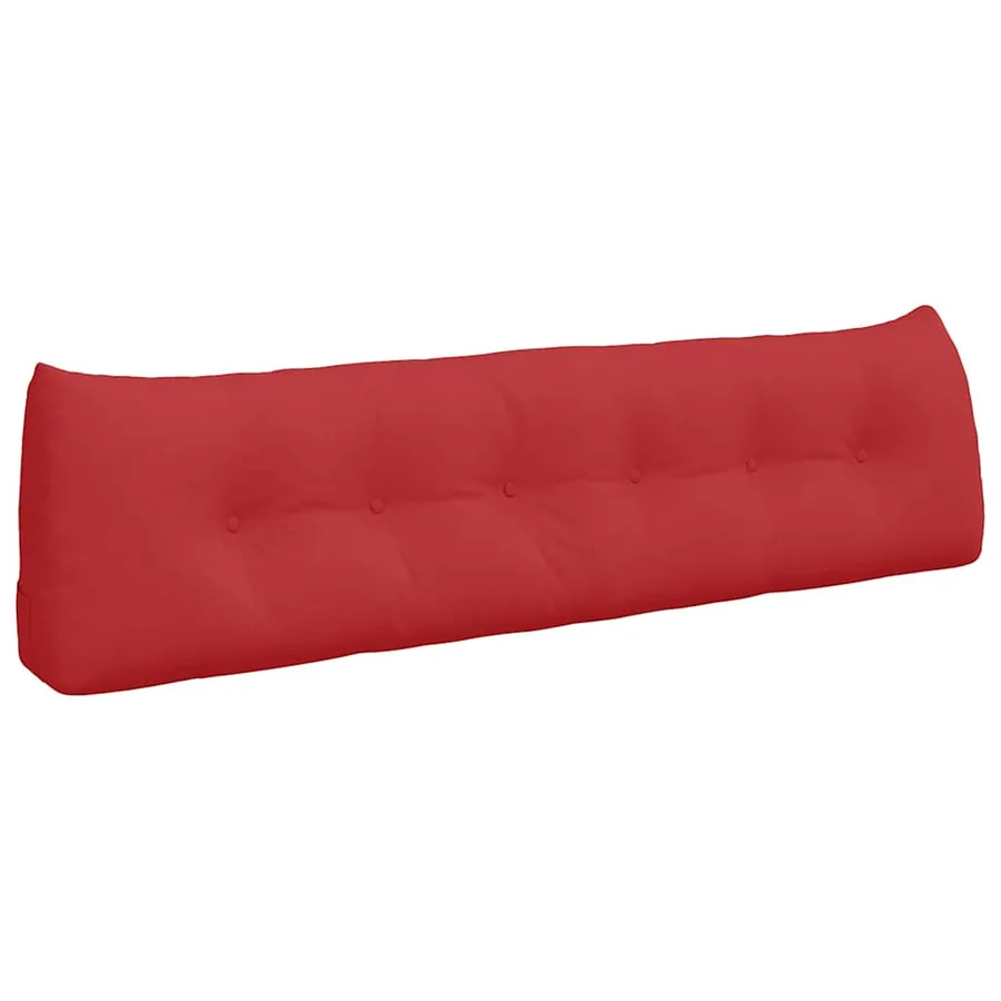 Coussin de Dos Rouge 180 x 24 x 50 cm tissu - 2