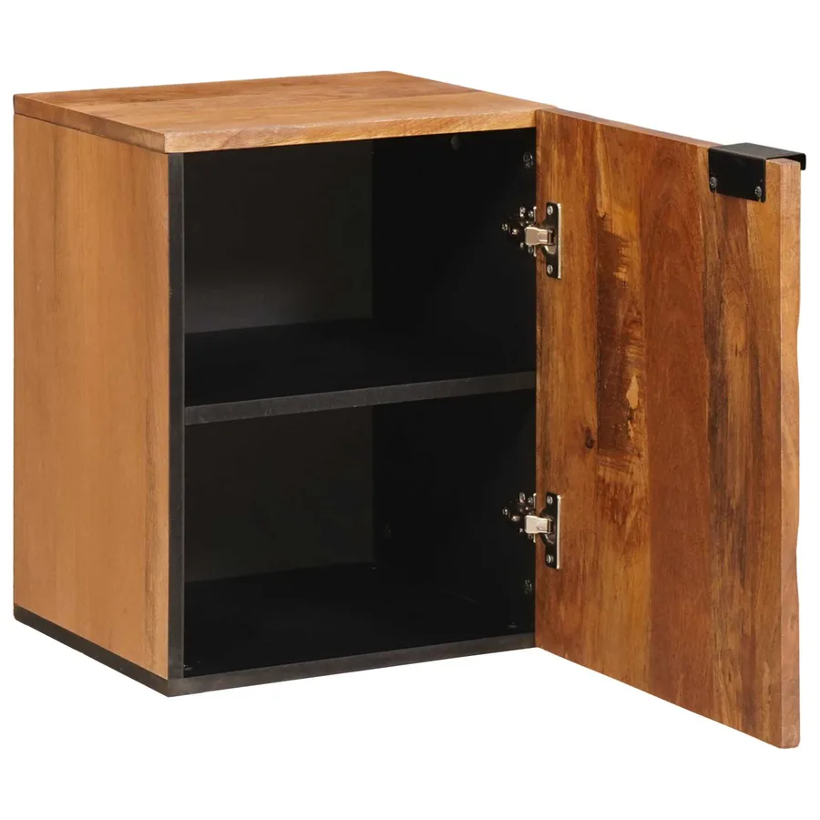 Cabinet de Salle de Bain Suspendu Marron 38 x 33 x 48 cm - 2