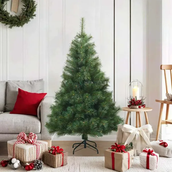 Sapin de Noël Artificiel à Branches Articulées Vert 120 cm