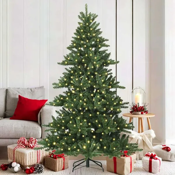 Sapin de Noël Artificiel à Branches Articulées Vert 180 cm