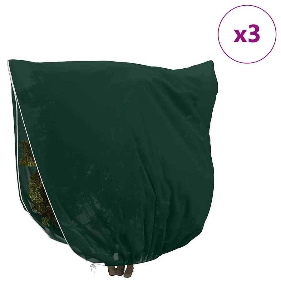 Couvercles de Fleece de Protection Anti-Gel pour Plantes 3 pcs - 4