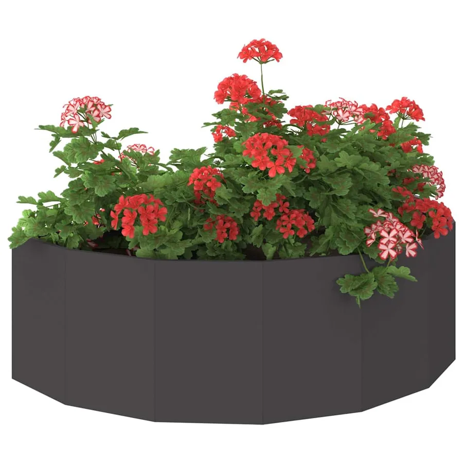 Jardinière Noir 120 x 60 x 35 cm Acier - 3