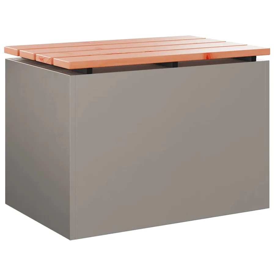 Banc de jardin 1 -Seater 60 x 40 x 43 cm Rouillé Rectangulaire - 4