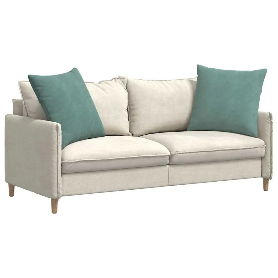 Coussins de canapé 2 pcs Vert Mer 80 x 80 cm - 3
