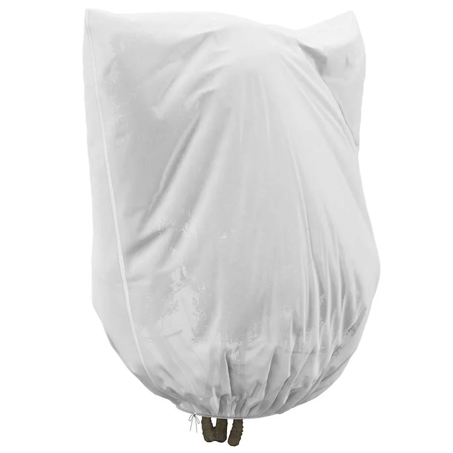 Couvercles de Fleece de Protection Anti-Gel pour Plantes Blanc - 3