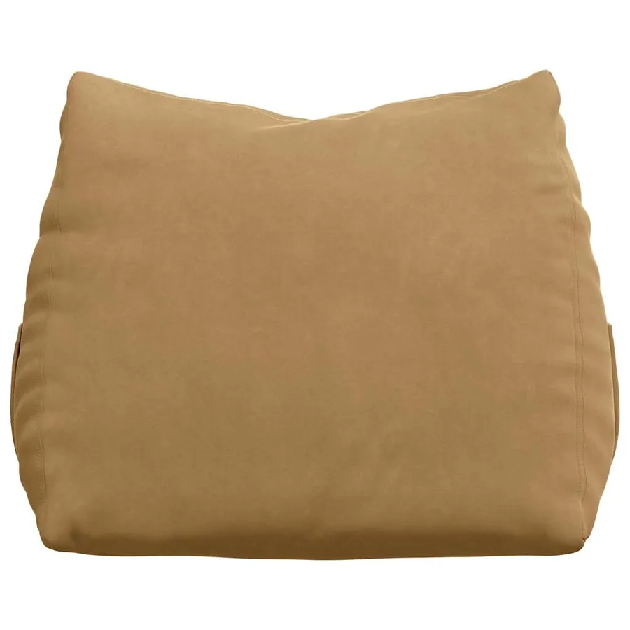 Coussin de Dos Marron 60 x 20 x 50 cm Tissu en velours côtelé - 6