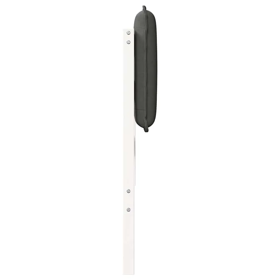 Tête de lit capitonnée Blanc et gris clair 180 cm Pin massif - 5