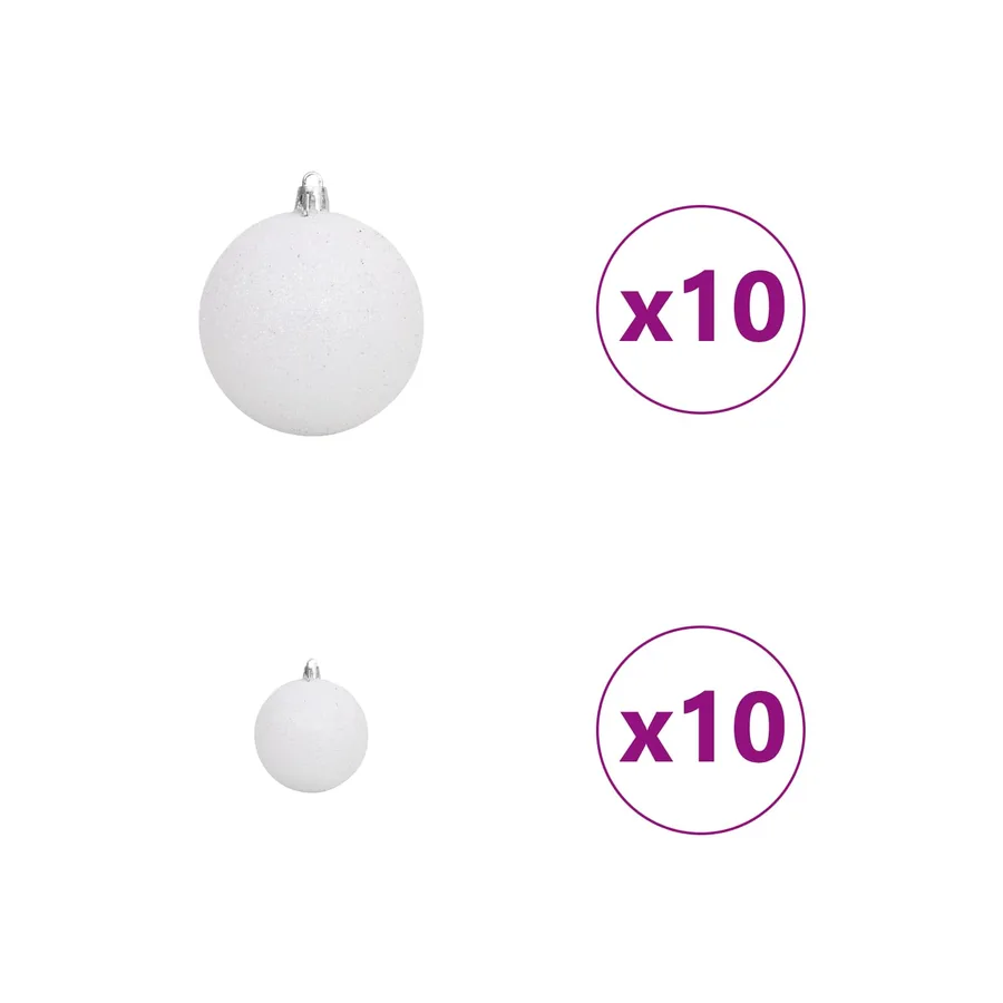 Sapin de Noël avec 300 LED avec support Doré 180 cm PET - 12