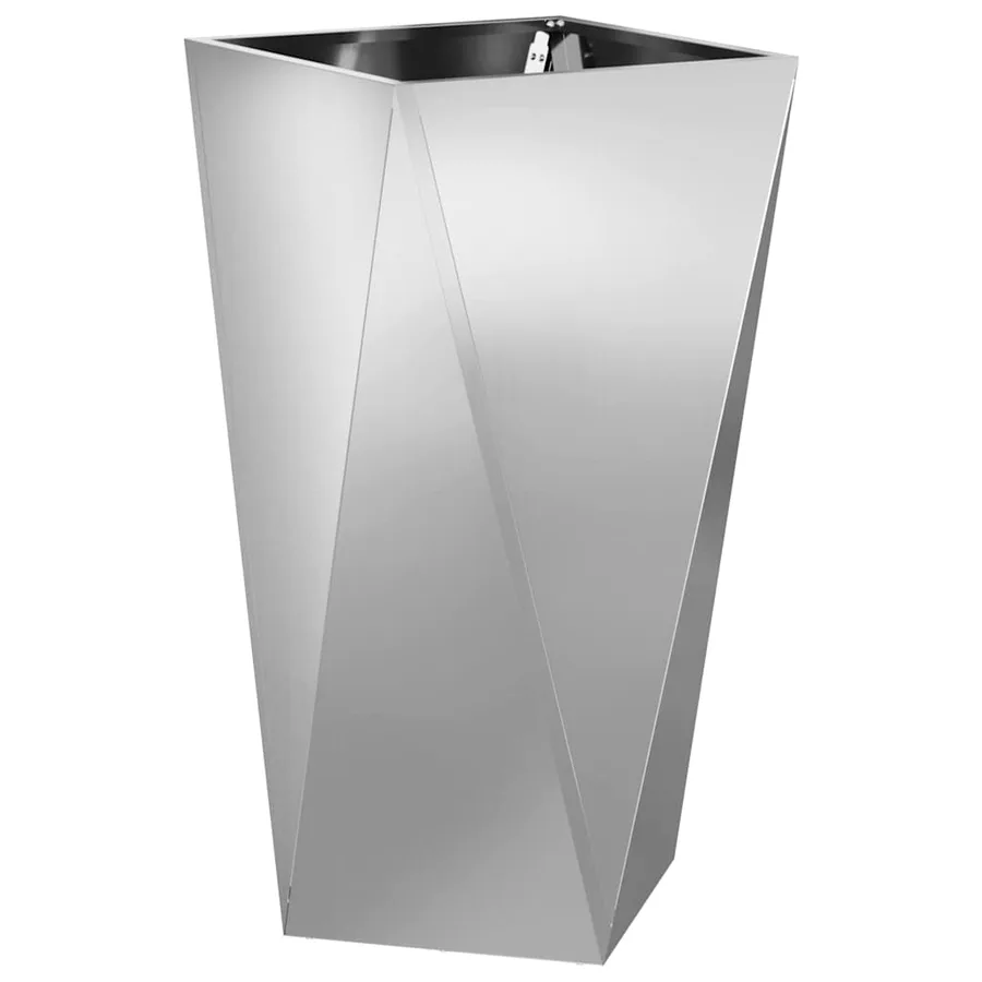 Jardinière 2 pc Argent 40 x 40 x 75 cm Acier galvanisé - 5