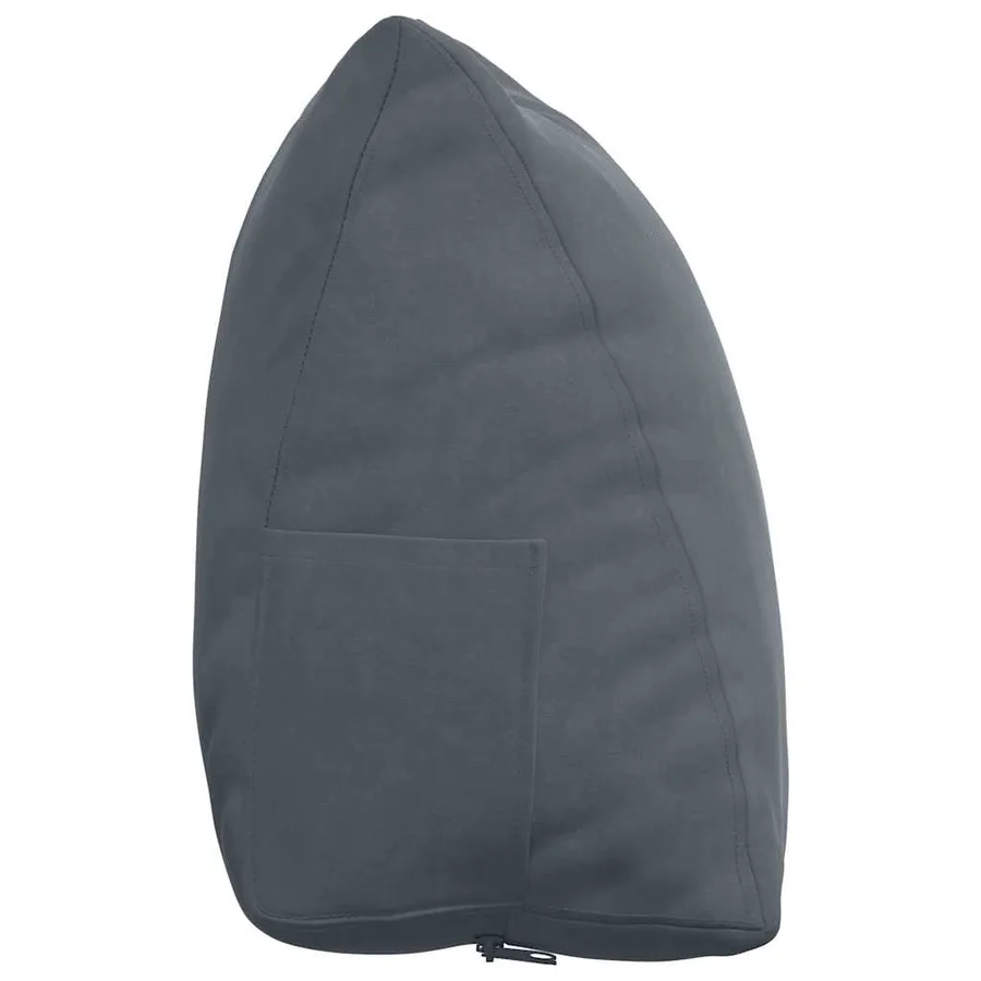Coussin de Dos Gris foncé 60 x 20 x 50 cm - 7