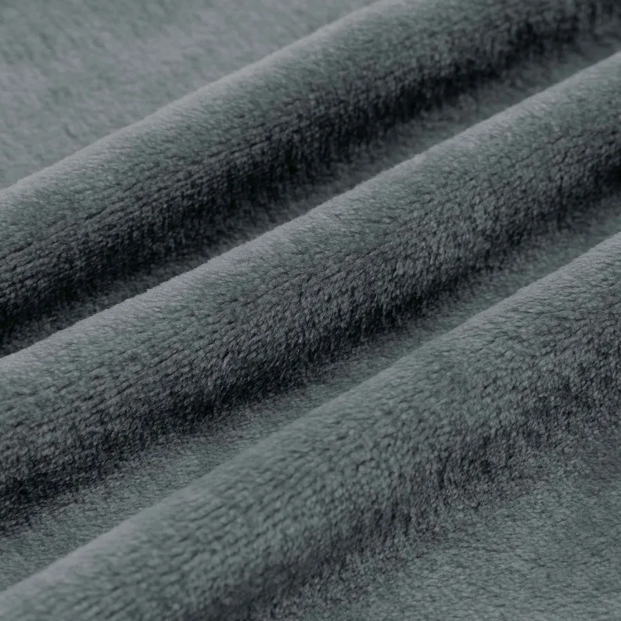 Jeté Gris foncé 150 x 200 cm Toison - 7