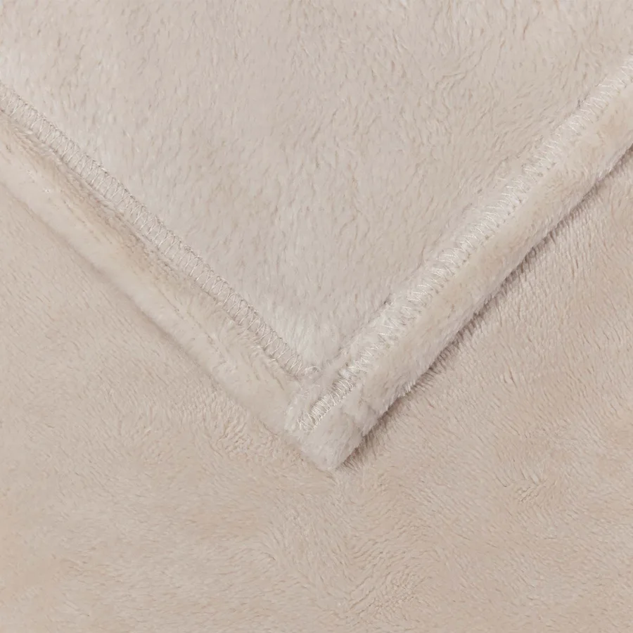 Couvertures à jeter 6 pcs Beige 220 x 240 cm Toison - 6