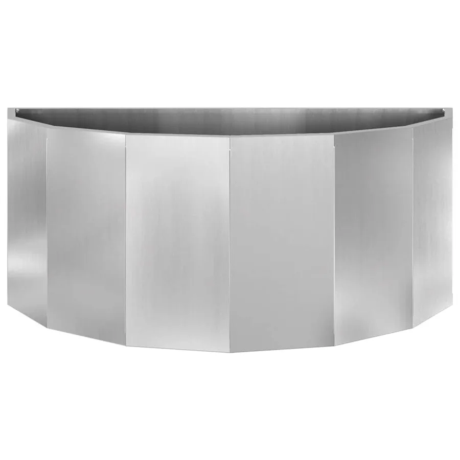 Jardinière Argent 90 x 45 x 35 cm Acier galvanisé - 5