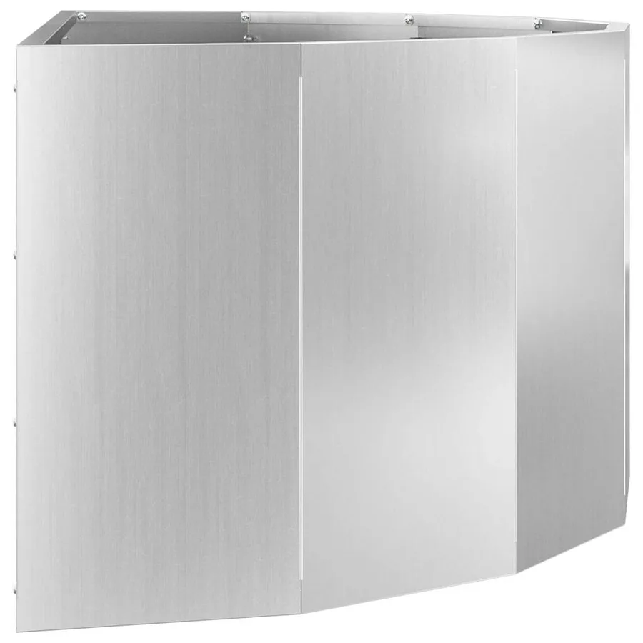 Jardinière Argent 90 x 45 x 35 cm Acier galvanisé - 6