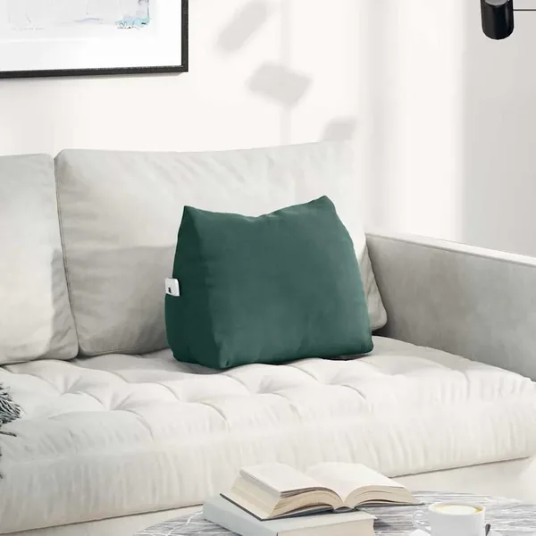 Coussin de Dos Vert foncé 45 x 20 x 35 cm