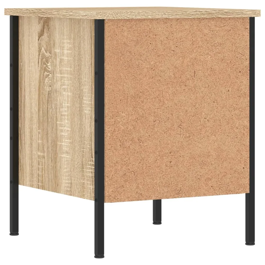 Table de chevet chêne sonoma 40x42x50 cm bois d'ingénierie - 5