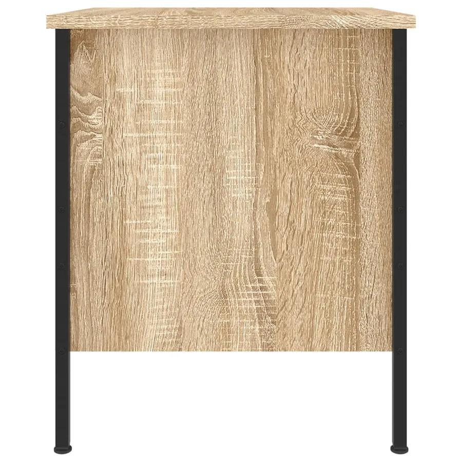 Table de chevet chêne sonoma 40x42x50 cm bois d'ingénierie - 6