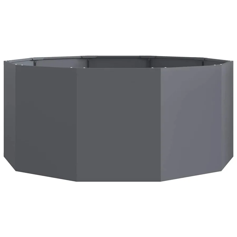 Jardinière Anthracite 120 x 120 x 50 cm Acier - 5